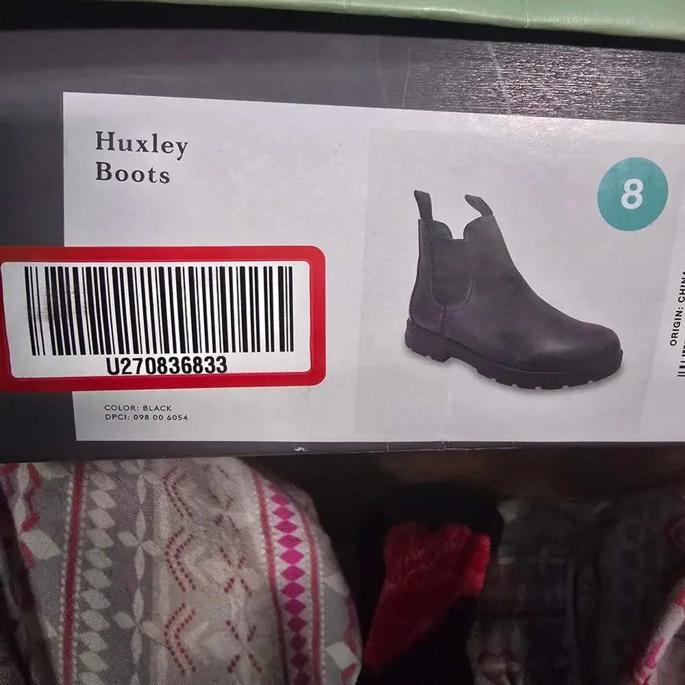 Goodfellow & Co Black Huxley Boots For Men Size 8 NWT
